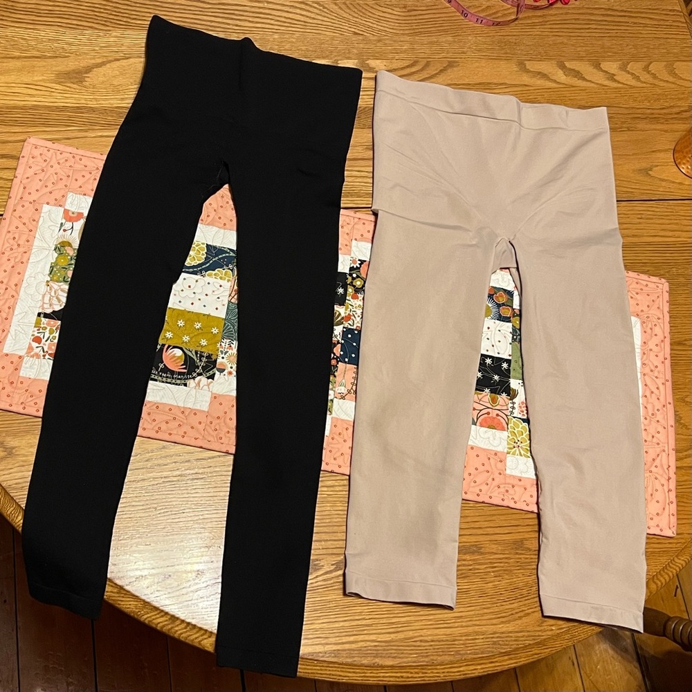 Lot (2) Control Top Shaper Pants -1X/2X - Picture 2 of 10